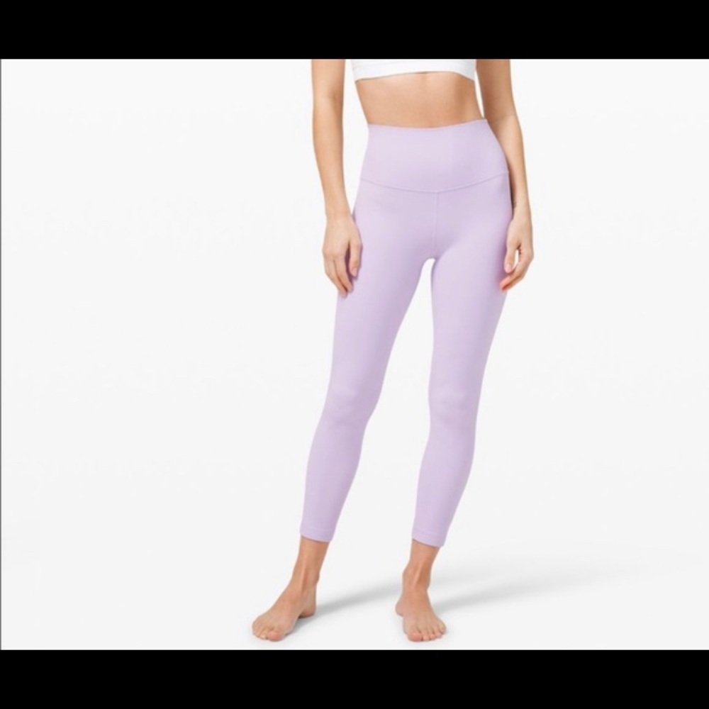 Lululemon sz 4 NWT 25” lavender leggings